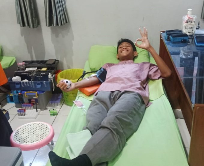 PMR SMA IT Al Irsyad, Gelar Donor Darah Bantu Tambah Stok Darah di Banyumas